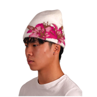 "LILY" SATIN-LINED MOHAIR BEANIE